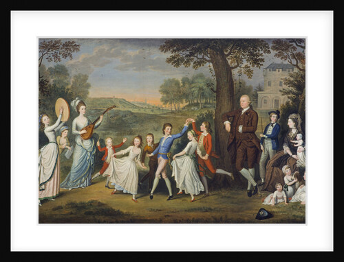 Sir John Halkett of Pitfirrane, 4th Bart (1720 - 1793), Mary Hamilton, Lady Halkett and their Family by David Allan
